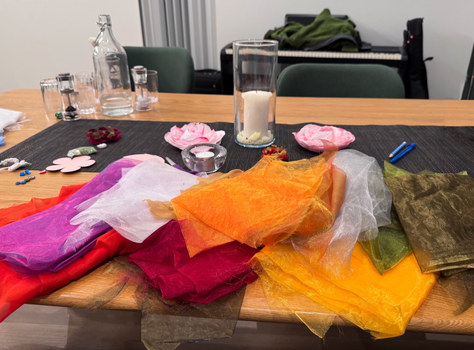 A selection of fabric
